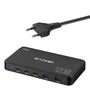 [GaN Tech] Blitzwolf BW-i100 120W 5-Port USB PD Charger 2USB-A+3USB-C PD3.0 QC3.0 AFC FCP SCP PPS PE APPLE Fast Charging Desktop Charging Station EU Plug for iPhone 15 14 13 for Samsung Galaxy Z Flip4 for MacBook Pro for Airpods for Apple Watch