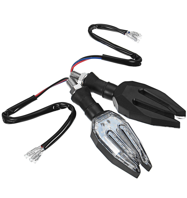 Universal 12V LED Motorcycle/Motorbike Turn Signal Indicators Blinker Lights Lamp Bulb 5colors