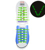 VING A Box of 12 Lazy Shoes with Elastic Silicone Free Shoelaces Tied Arrow Sports