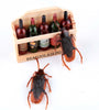 20pcs/set Halloween Plastic Cockroach Bug Joke Toys Realistic Roaches for Halloween Fool's Day Party Decoration