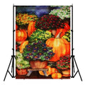 28''x40'' Pumpkin & Mums Fall Garden Flag Seasonal Yard Banner Autumn Decorations