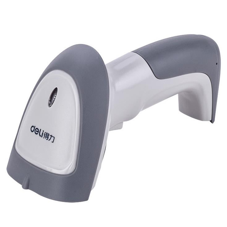 Deli 14881 Wireless Laser BarCode Scanner USB 32 Bits One Dimensional ABS Code Scanner