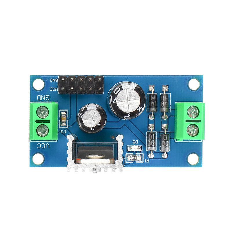 LM7809 DC/AC 12-24V to 9V DC Output Three Terminal Voltage Regulator Power Supply Step Down Module 1.2A