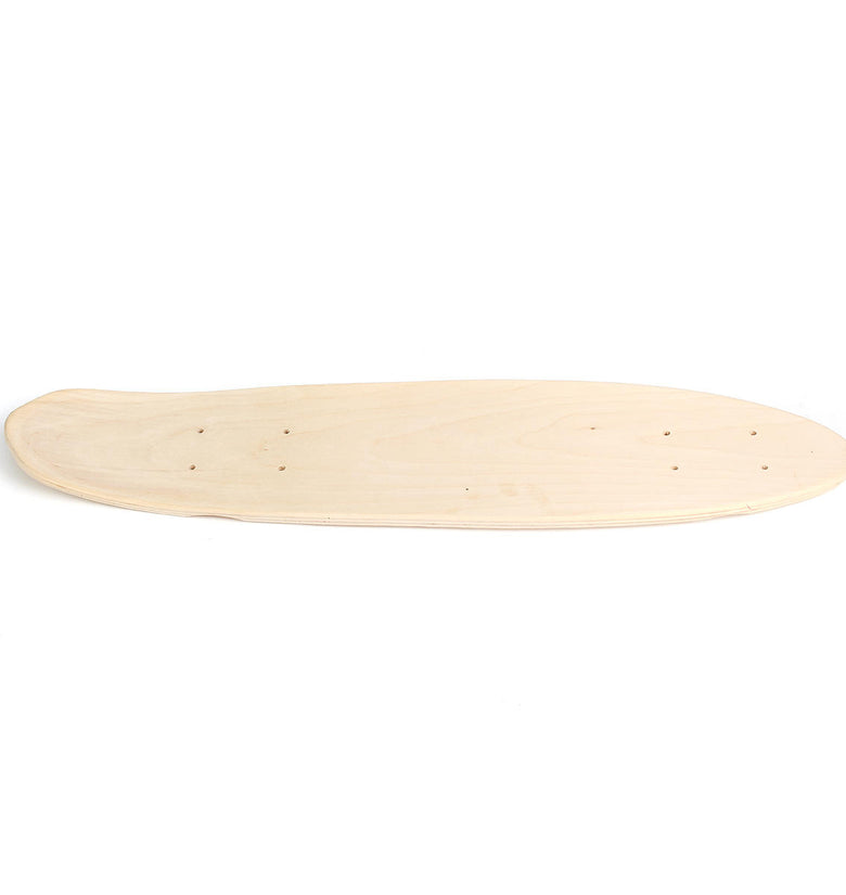 ALFAS Maple 7-Layer 24-Inch Skateboard Deck for Street Cruising - 7 Layers 24 Inch DIY Fish Board Blank Plate