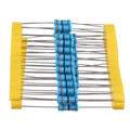 50 Metal Film Resistors, 1% Tolerance, 3.9 Ohm Resistance - 50Pcs 1W Resistor 3.9R