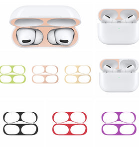 Bakeey Ultra Thin Dust-proof Earphone Storage Case Metal Protective Film Sticker Dust Guard for Apple Airpods 3rd Generation