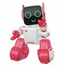 JJRC-R4 Pink Kidiwayle English Version Intelligent Programming Robot with Voice Control and Gesture Recognition for Kids and Beginners