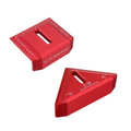 Aluminum Alloy 45/90 Degree Scribing Ruler Saddle Square Woodworking Measuring Marking T Ruler Bend Ruler