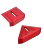 Aluminum Alloy 45/90 Degree Scribing Ruler Saddle Square Woodworking Measuring Marking T Ruler Bend Ruler