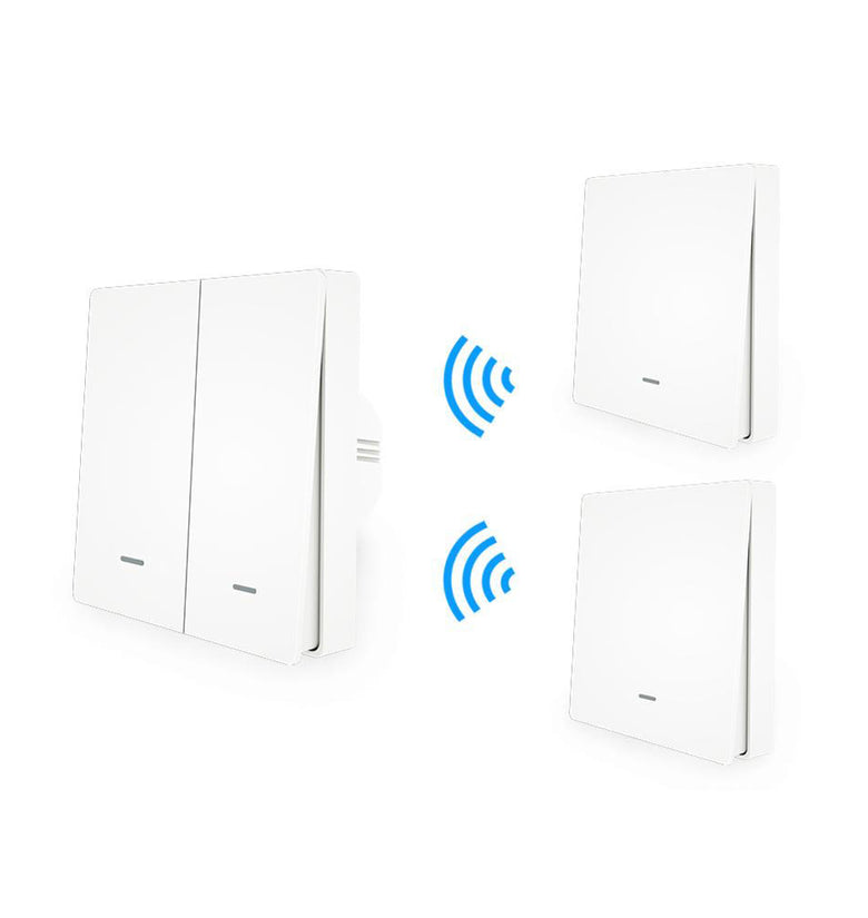 WiFi Smart Wall Light Switch RF433 Push Button Transmitter Kit