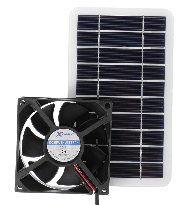 100W Portable Solar Panel Kit Dual DC 5V USB Charger Kit Solar Power Controller with Fans