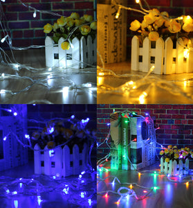 AC220C AU Plug 8 Modes 10M 100 LED Fairy String Light Christmas Party Holiday Decor Waterproof