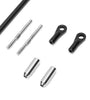 ALZRC Devil 505 Fast RC Helicopter Parts  Carbon Fiber Tail Control Rod Assembly