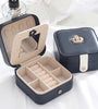 Jewelry Box Organizer Portable Travel Leather Jewellery Ornaments Case Storage