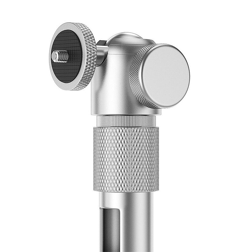 2 in 1 Adjustable Projector Stand 360 Ball-shaped Rotation Ceiling Wall Mounted Bracket with Thicken Widen Base Aluminum Alloy Holder Stand for Home Projector Theater