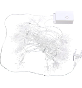 5M 40LEDs Plug-In Colorful Warm White Pure White Star Fairy String Light for Christmas Party AC220V