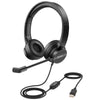 EKSA H12E Headset Noise Reduction Headphone 360 Flexible Microphone Crystal Clear Chat Upgraded durability for PC Laptop