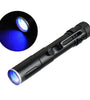 395nm UV LED Flashlight Portable Pen Light 3 Lighting Modes Mini Pen Flashlight Pocket Emergency Flashlight Small Torch with Clip