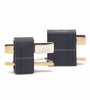 Amass AM-1015B Anti-Slip Black T Plug Connector Male & Female 1 Pair