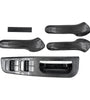 5pcs Interio Door Grab Handle Cover Switch Bezel Set Carbon Fiber Style for VW Jetta Golf Bora MK4