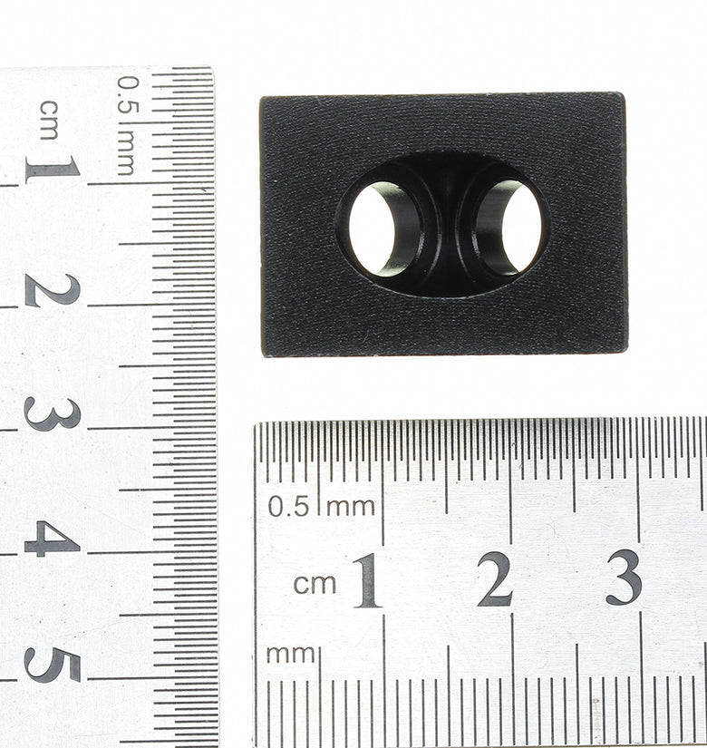 Aluminum Black Angle Corner Connector For 20mm Profile Extruder 3D Printer Part