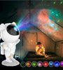 LED Creative Astronaut Galaxy Projector Lamp Gypsophila Laser Projection Starry Night Light for Children Home Decor