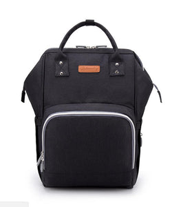 Multifunctional Mummy Backpack Waterproof USB Charging Port Baby Diape Mom Bag