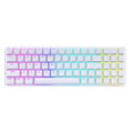 Ajazz AK692 Mechanical Keyboard 69 Keys ABS Translucent Keycaps Triple-Mode bluetooth 5.0+2.4G Wireless+Type-C Wired Hot-Swappable Blue/Brown/Red Switch Macro Programming Musical Rhythm RGB Backlit Gaming Keyboard