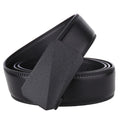 Alloy Automatic Buckle Belt Men's Belt Two-layer Leather Belt