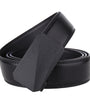 Alloy Automatic Buckle Belt Men's Belt Two-layer Leather Belt