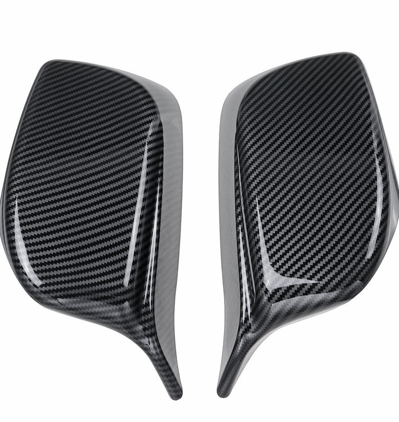 For BMW E60 E61 2003-2008 M Style Carbon Fiber Look Replacement Side Mirror Cover Caps