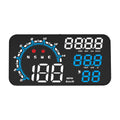 G11 Universal HUD GPS Head Up Display Speedometer Odometer LED Display Windscreen Projector with Overspeed Fatigue Driving Alarm