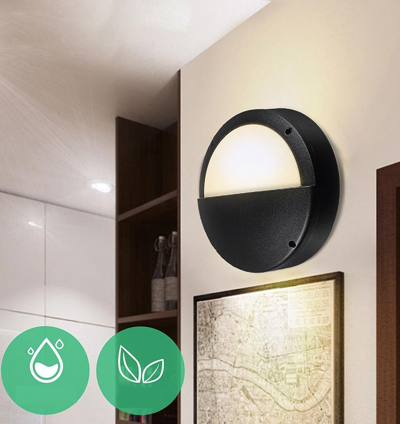 Aluminum Waterproof Wall Light Lampshade For Hotel Home Bedside Aisle Lamp AC85-265V