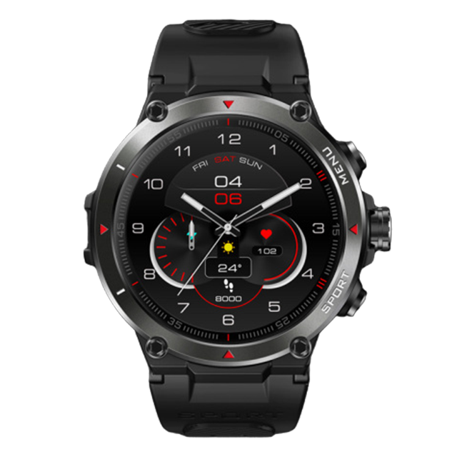 [IN STOCK] Zeblaze Stratos 2 360*360px Always-On AMOLED Display 4 Satellite 3 Modes GPS Heart Rate SpO2 Monitor 100+ Watch Faces 5ATM Waterproof Smart Watch