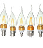 E27 E14 E12 B22 B15 4W Glod Pull Tail Incandescent Candle Light Bulb Non-Dimmable 110V