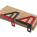 Aluminum Alloy 3D Angle Measuring Ruler Square Protractor Woodworking Ruler 45/90 Degree Measuring Tool