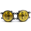 Pair Front Fog Light Yellow Lens with Bulbs 110W For Toyota For Lexus For Scion