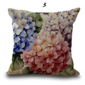 45x45cm Flower Style Cartoon Decorative Sofa Pillow Case Modern Floral Printed Cushion Cover