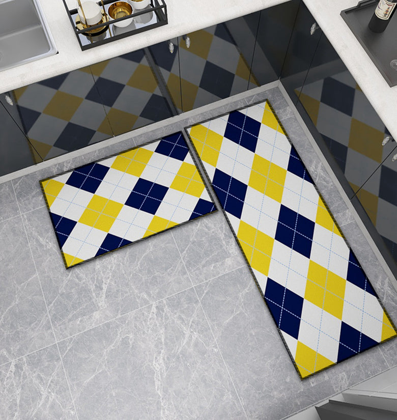 Anti-Slip Door Mat Long Kitchen Mat Bath Carpet Floor Mat Home Entrance Doormat for Home Kitchen Door Decor