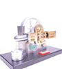 Enjomor Horizontal Gear Drive Hot Air Stirling Engine LED Electricity Generator Model with Voltmeter