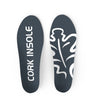 Senthmetic C2001 Men Cork Insole Arch Support Correction Sports Insoles for Casual Sports Shoes