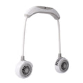 USB Rechargeable Portable Hanging Neck Fan 3 Speeds LED Rechargeable Mini Sports Fans