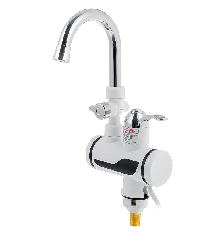 3000W Hot and Cold Water Faucet with Instant Heating and Shower Head - And Heater With