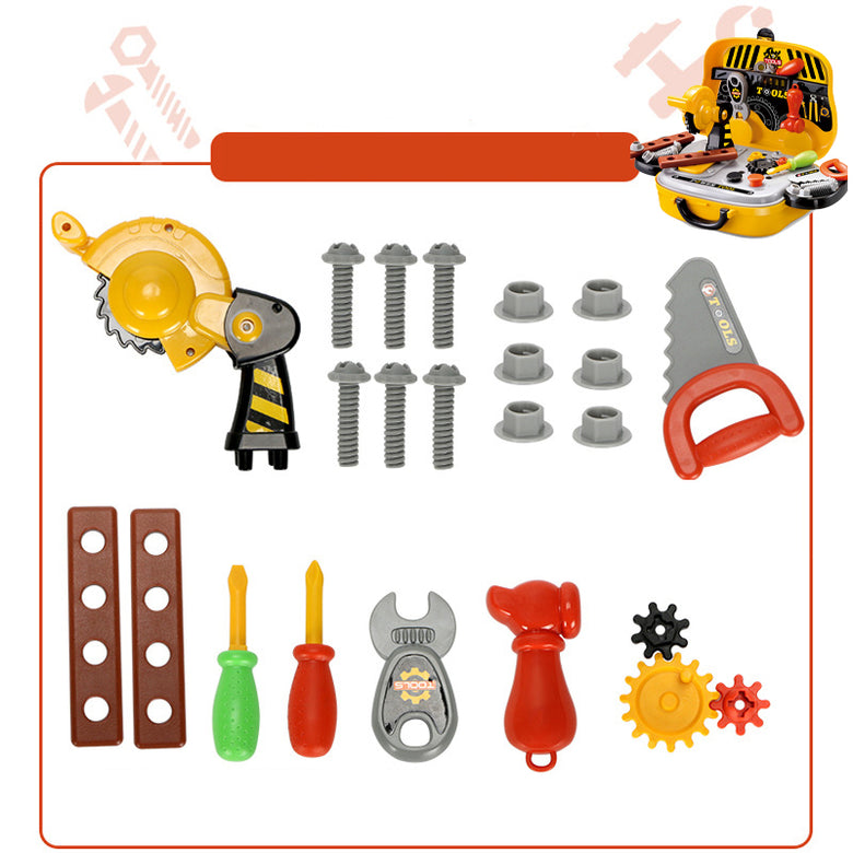 23PCS Children's Maintenance Tools Kit Set - Perfect for Kids' Educational Repair Toys Gift - Tool Suitcase