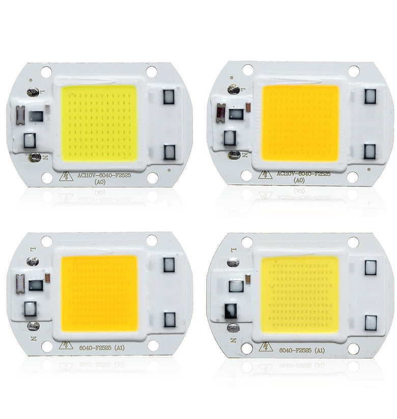 40 X 60MM 30W 2600LM Warm/White DIY COB LED Chip Bulb Bead For Flood Light AC110/220V