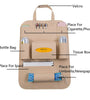 [Multi-Color to Choose] Multi-Function with Phone Bottle Storage Pocket Car Seat Container Hanging Bag