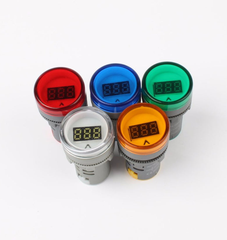 22MM AD16 AD16-22DSV Type AC 60-500V Mini Voltage Meter LED Digital Display AC Voltmeter Indicator Light/Pilot Lamp 110V 220V
