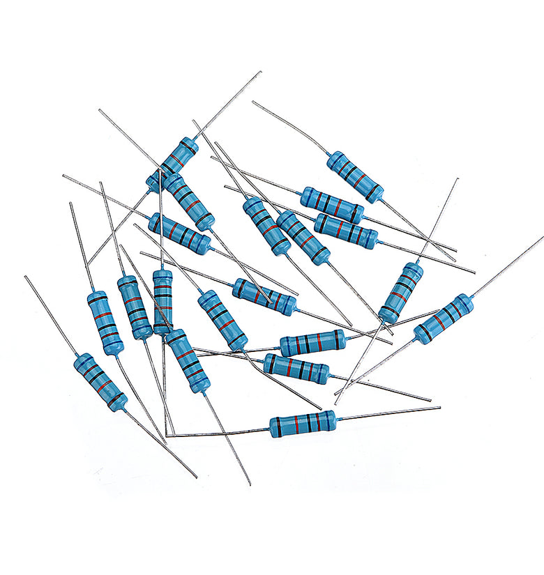 20pcs 2W Metal Film Resistor Resistance 1% 620K ohm Resistor