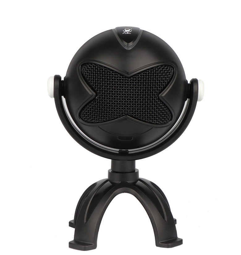 DLDZ ME7 Alien Ball-shape Condenser Microphone USB Wired Supercardioid-directional Sound Recording Vocal Microphone Gaming Mic for Computer PC Laptop