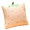 027 Sleeping Pillow 35*35cm Foldable Cartoon Cactus Blanket Sofa Bed Air Condition Blanket Cushion Travel Warm Blanket